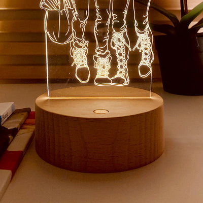 Acrylic Night Light (Amongst Us: groceries)