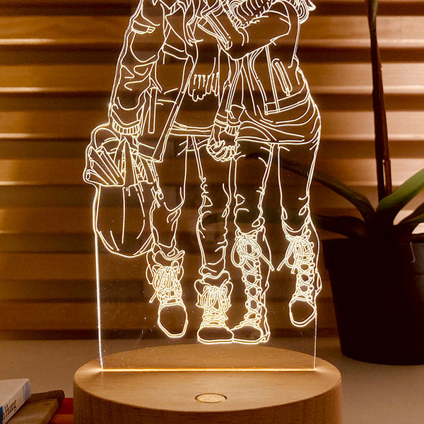 Acrylic Night Light (Amongst Us: groceries)