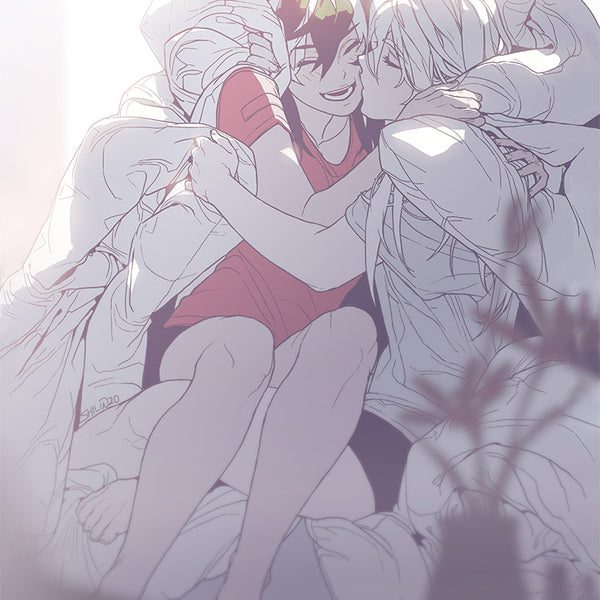 18" x 24" Poster: Kisses