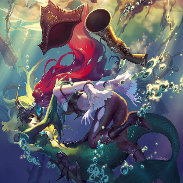 18" x 24" poster: Nami & MF