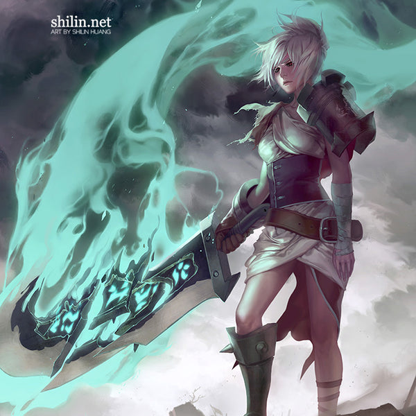 18" x 24" poster: Riven